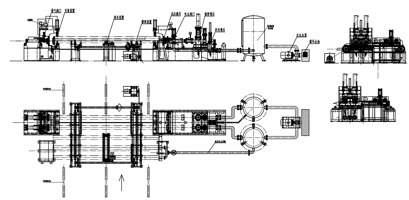 hydro testing machine for pipe hydro testing machine for pipe