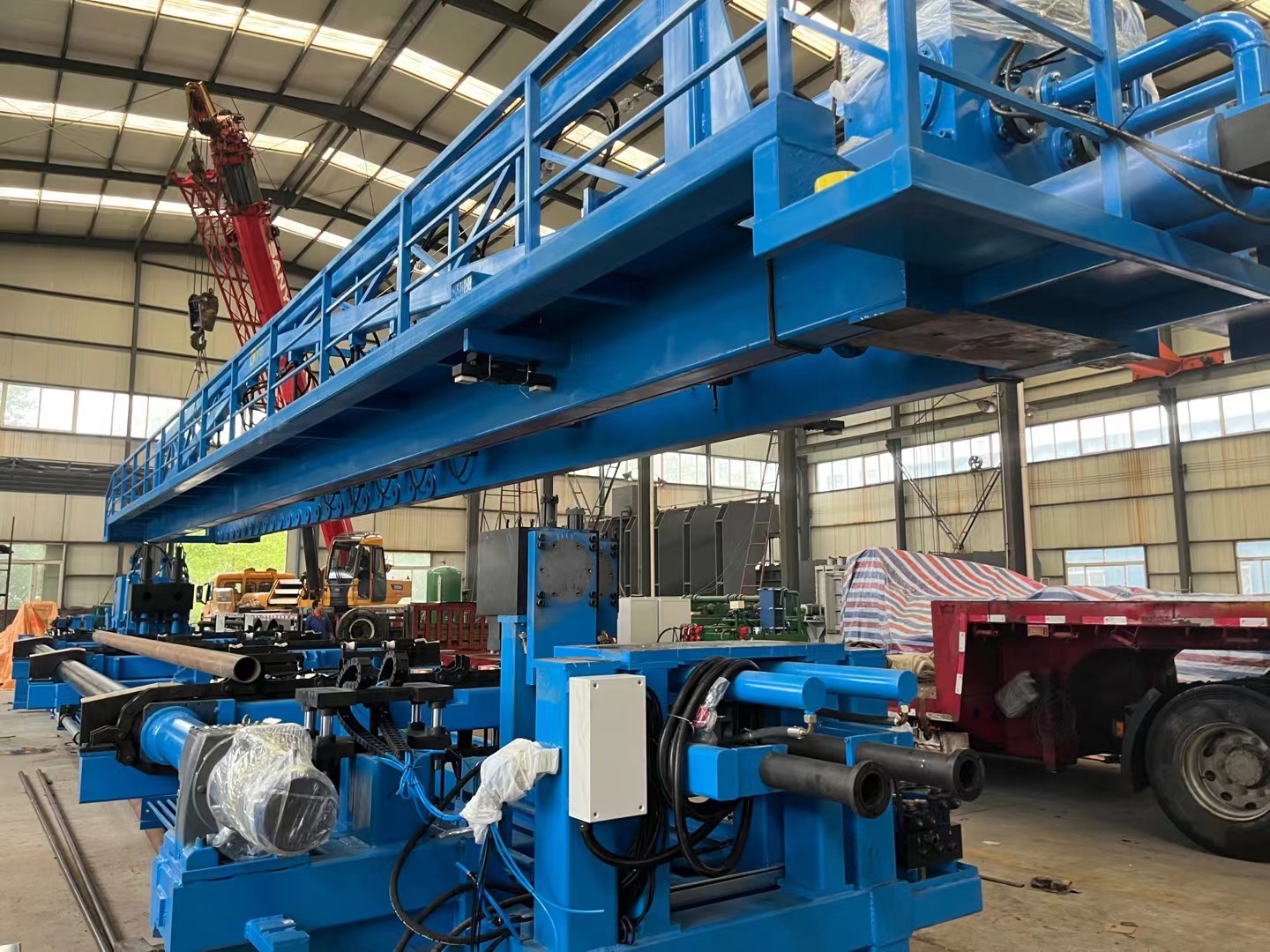 Pipe pressure testing machine