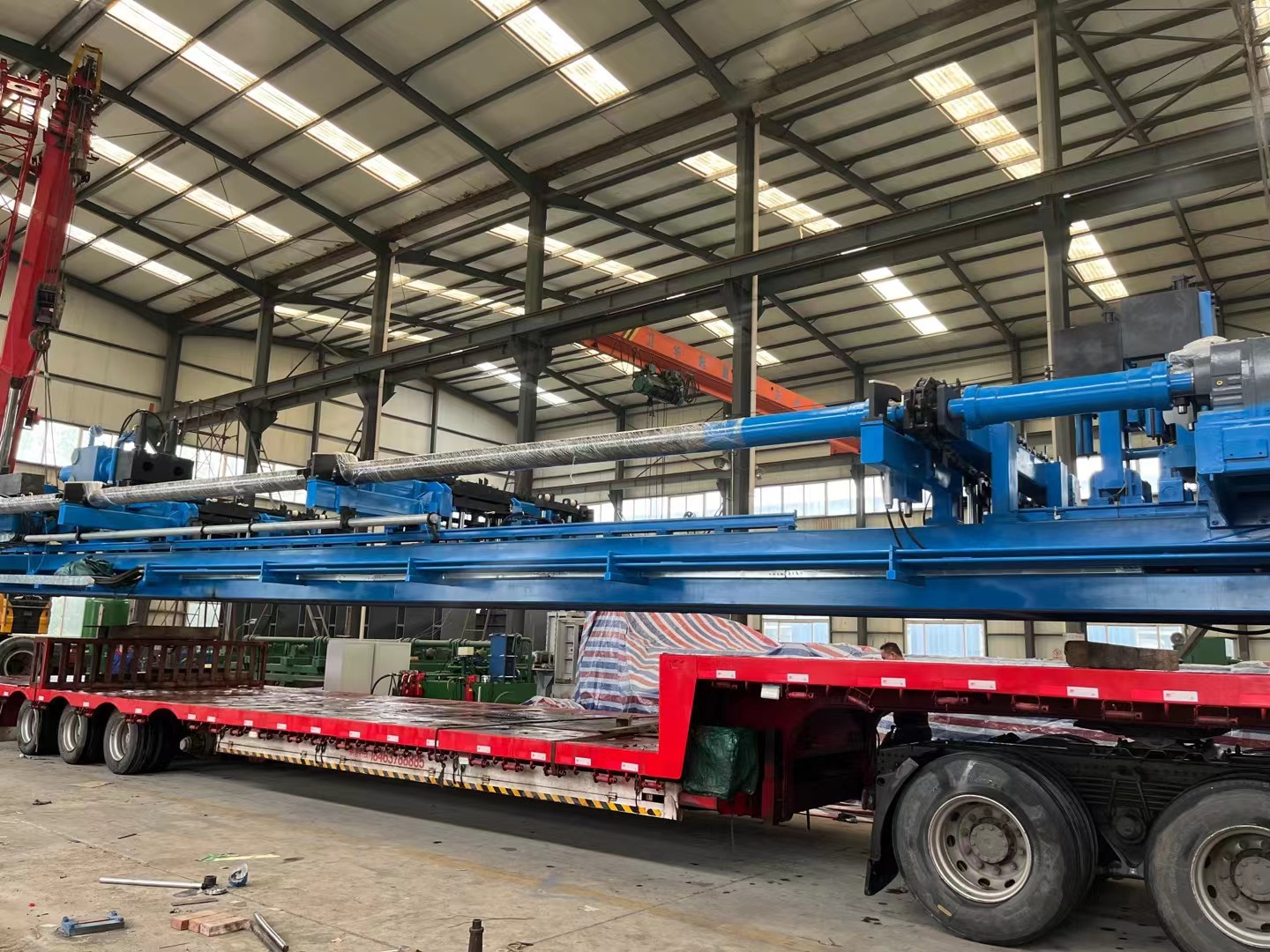 Pipe pressure testing machine