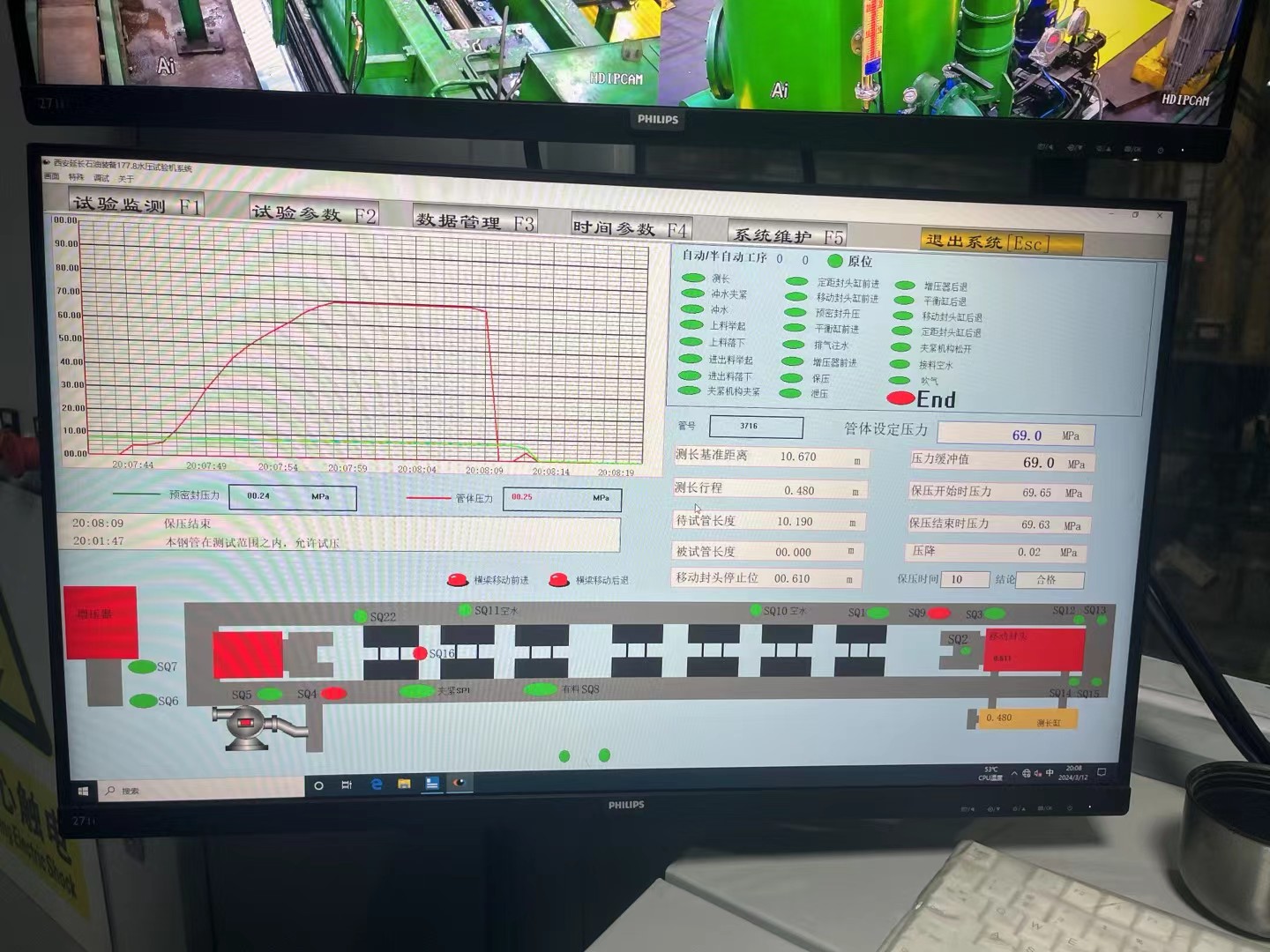 Hydro Testing Machine