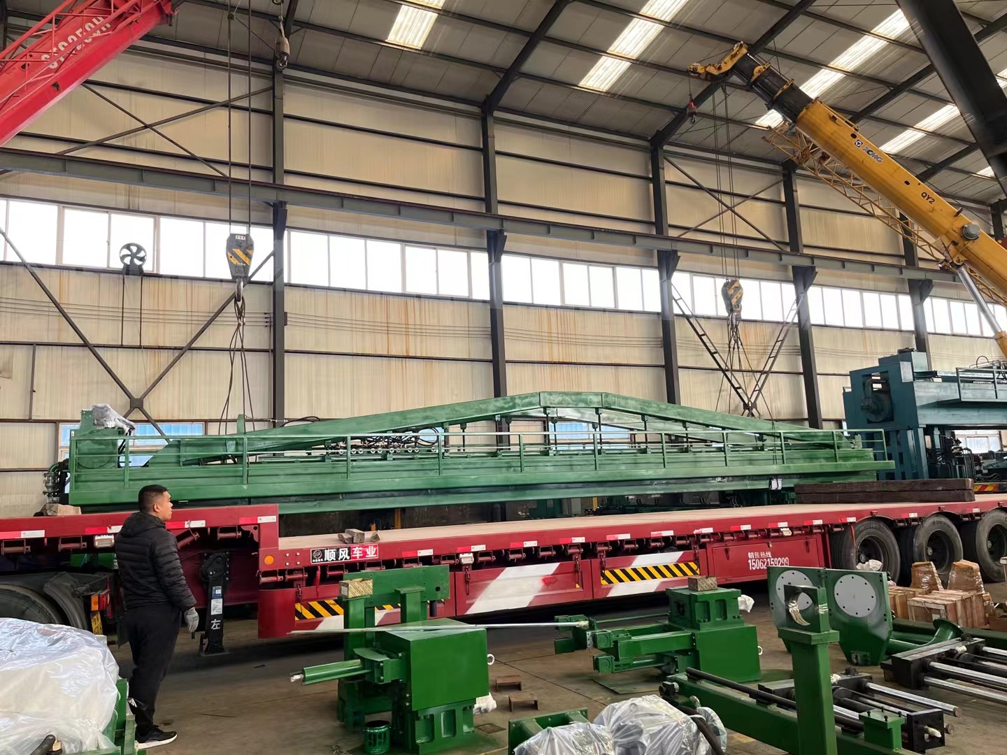 Automatic Hydro Testing Machine for API Steel Pipes.